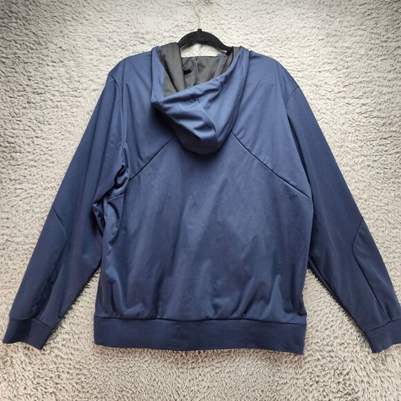 Mondetta Jacket Mens Large Navy Blue Full-Zip Polyester Hoodie *NWT* - Picture 10 of 11